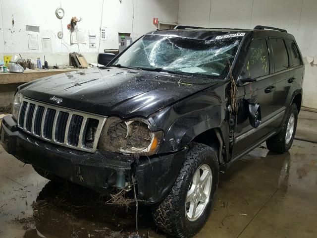 1J4HR58286C361800 - 2006 JEEP GRAND CHER BLACK photo 2