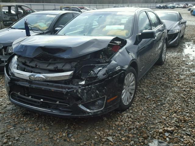 3FADP0L31AR144683 - 2010 FORD FUSION HYB BLACK photo 2