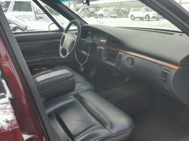 1G3HC52K4V4841972 - 1997 OLDSMOBILE REGENCY BURGUNDY photo 5