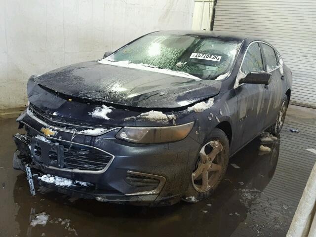 1G1ZB5ST9HF292870 - 2017 CHEVROLET MALIBU LS BLACK photo 2