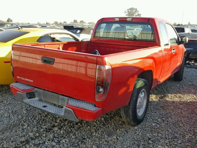 1GCCS198558245584 - 2005 CHEVROLET COLORADO RED photo 4