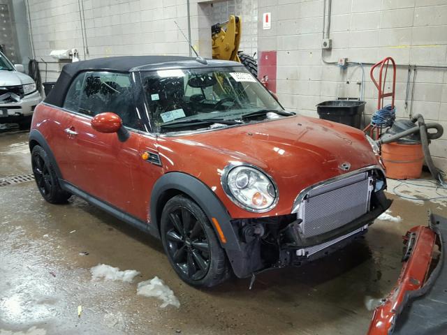 WMWZN3C59BTZ78397 - 2011 MINI COOPER ORANGE photo 1