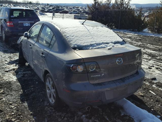 JM1BK324971644136 - 2007 MAZDA 3 S GRAY photo 3