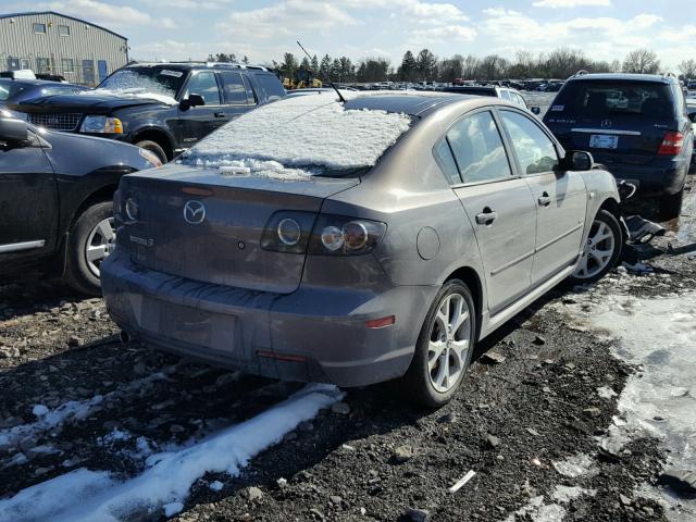 JM1BK324971644136 - 2007 MAZDA 3 S GRAY photo 4