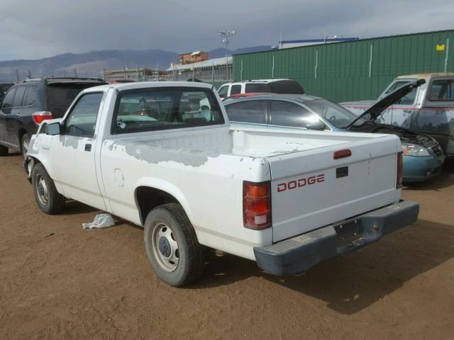 1B7FL26PXTS624561 - 1996 DODGE DAKOTA WHITE photo 3