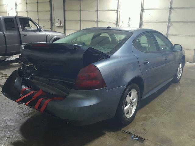 2G2WP552561146991 - 2006 PONTIAC GRAND PRIX BLUE photo 4