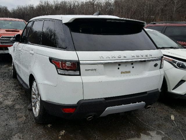 SALWR2FK0HA673616 - 2017 LAND ROVER RANGE ROVE WHITE photo 3