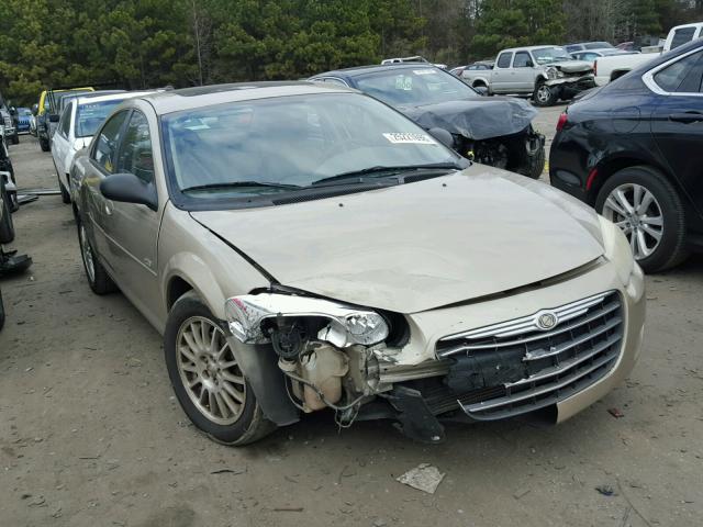 1C3EL46X75N571296 - 2005 CHRYSLER SEBRING BEIGE photo 1