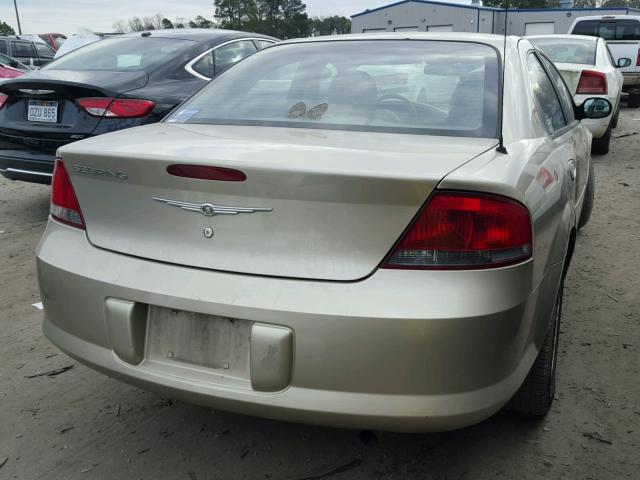 1C3EL46X75N571296 - 2005 CHRYSLER SEBRING BEIGE photo 4