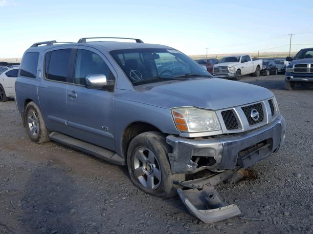 5N1AA08A86N703304 - 2006 NISSAN ARMADA SE SILVER photo 1