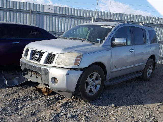 5N1AA08A86N703304 - 2006 NISSAN ARMADA SE SILVER photo 2