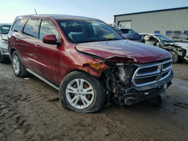 1C4RDHAG7DC571771 - 2013 DODGE DURANGO SX MAROON photo 1