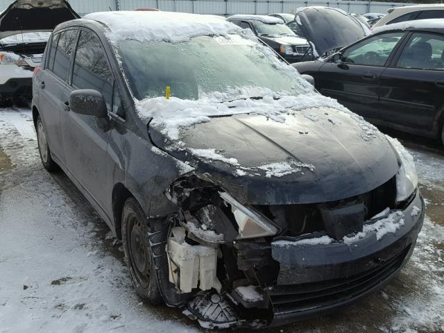 3N1BC13E98L385007 - 2008 NISSAN VERSA S BLACK photo 1