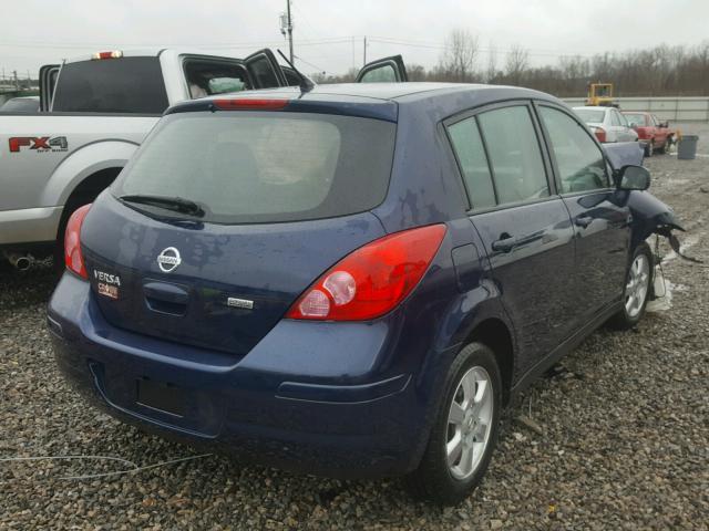 3N1BC1CP9CK246883 - 2012 NISSAN VERSA S BLUE photo 4