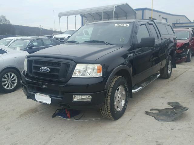 1FTPX14535FA79870 - 2005 FORD F150 BLACK photo 2