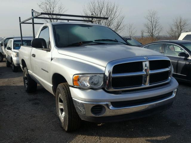 1D7HU16N55J655312 - 2005 DODGE RAM 1500 S SILVER photo 1