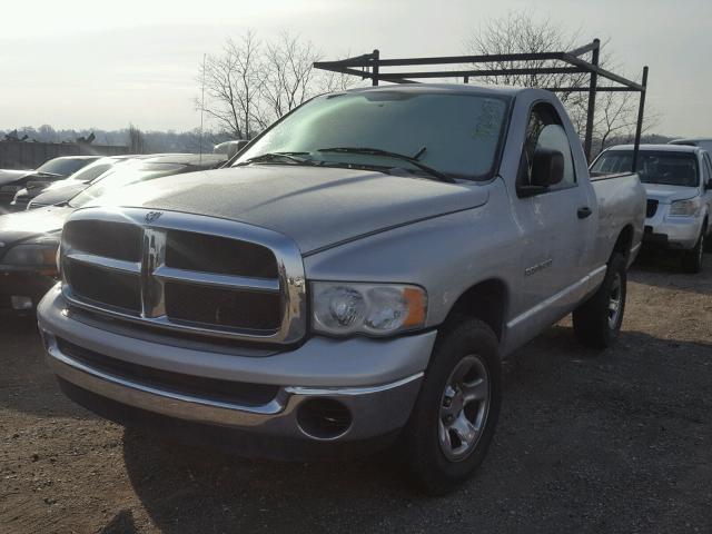 1D7HU16N55J655312 - 2005 DODGE RAM 1500 S SILVER photo 2