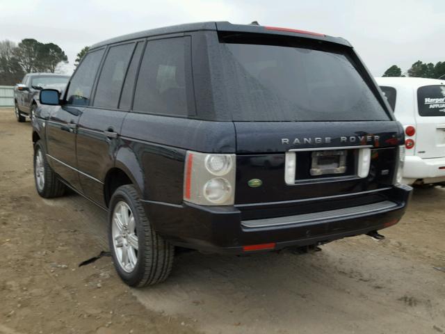 SALME15448A272571 - 2008 LAND ROVER RANGE ROVE BLUE photo 3