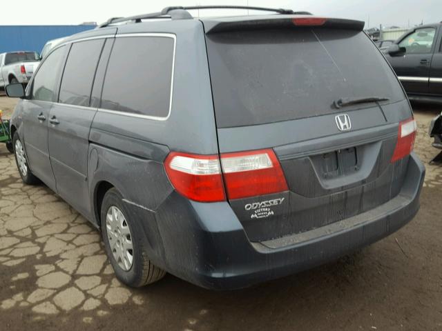 5FNRL38236B089501 - 2006 HONDA ODYSSEY LX GREEN photo 3