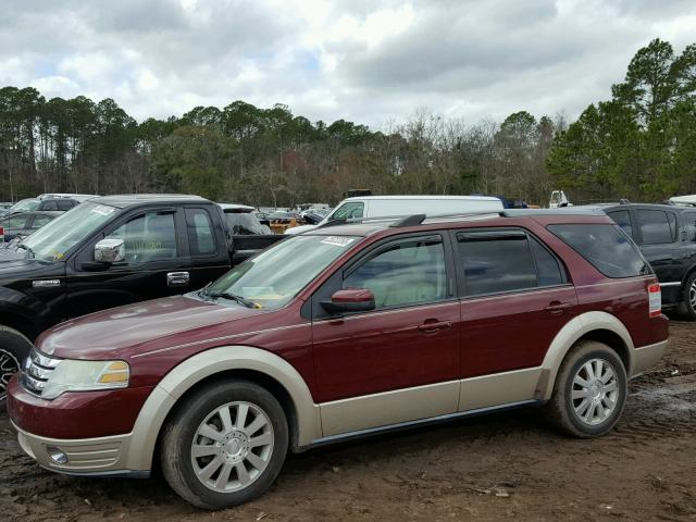 1FMDK07W68GA18166 - 2008 FORD TAURUS X E RED photo 9