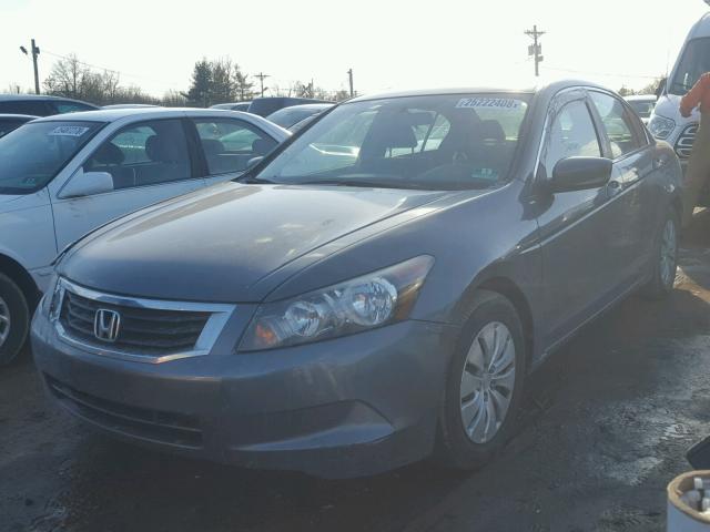 1HGCP26348A040353 - 2008 HONDA ACCORD LX GRAY photo 2