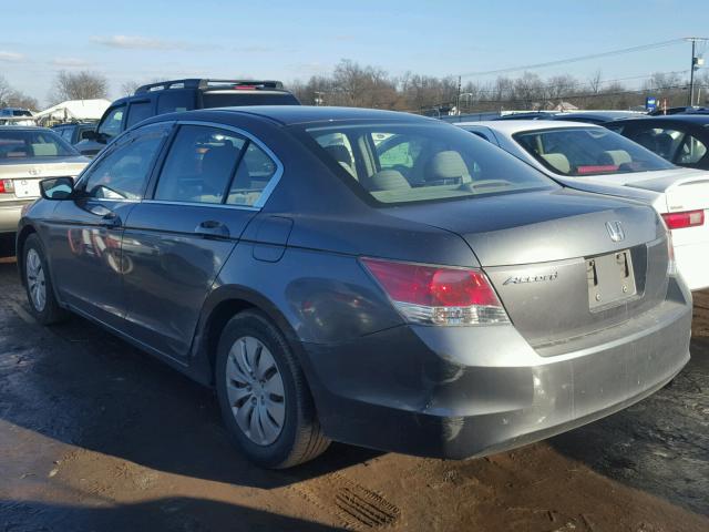 1HGCP26348A040353 - 2008 HONDA ACCORD LX GRAY photo 3