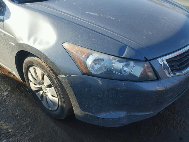 1HGCP26348A040353 - 2008 HONDA ACCORD LX GRAY photo 9