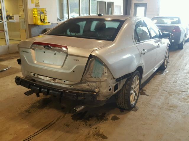 3FAHP0JG3CR310776 - 2012 FORD FUSION SEL SILVER photo 4