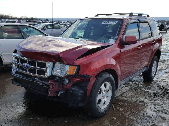 1FMCU0E70CKB81192 - 2012 FORD ESCAPE LIM RED photo 2