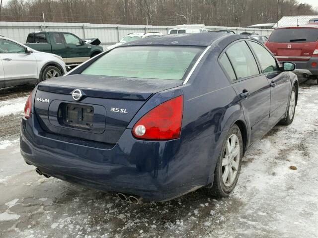 1N4BA41E45C822853 - 2005 NISSAN MAXIMA SE BLUE photo 4