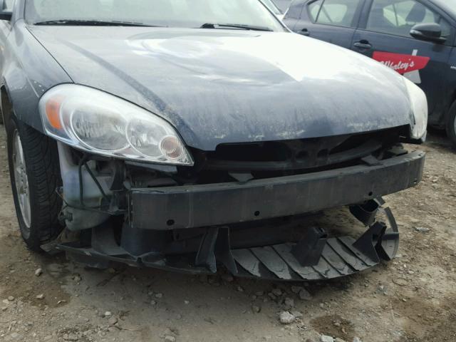 2G1WT55N389173850 - 2008 CHEVROLET IMPALA LT BLACK photo 9