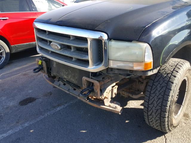 1FTNW21P24EA10842 - 2004 FORD F250 SUPER BLACK photo 9