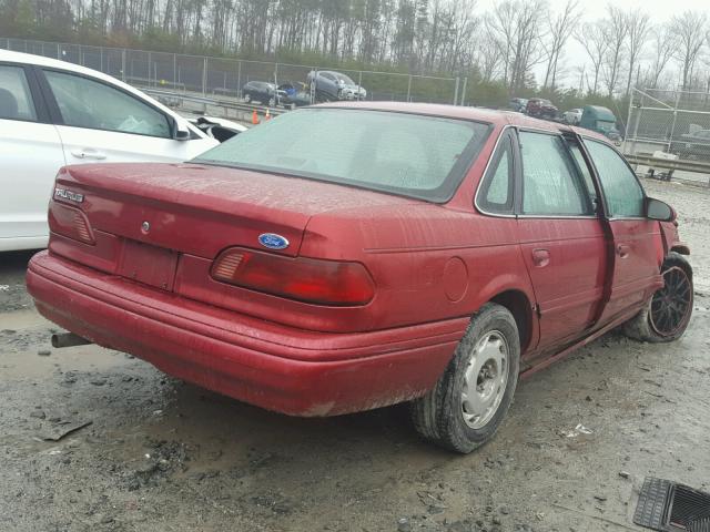 1FALP52U3SA311768 - 1995 FORD TAURUS GL RED photo 4