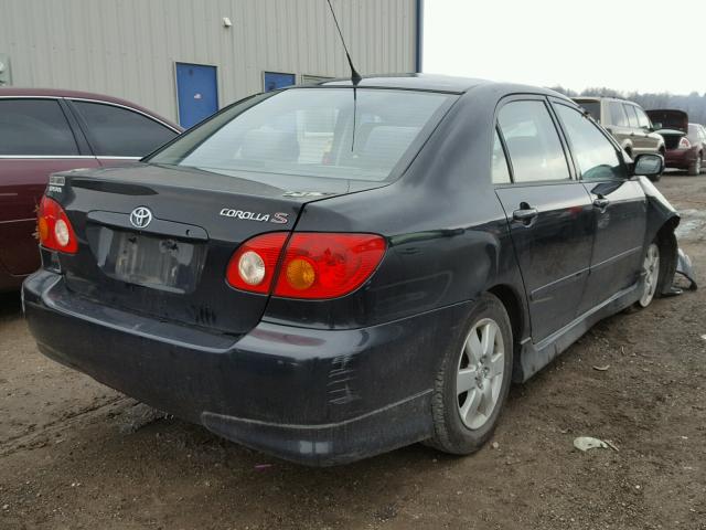 2T1BR32E44C247171 - 2004 TOYOTA COROLLA CE BLACK photo 4