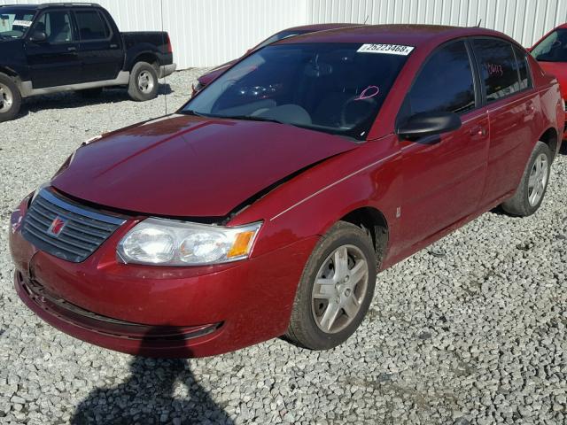 1G8AJ55F47Z158417 - 2007 SATURN ION LEVEL RED photo 2