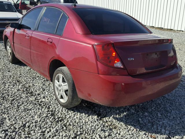 1G8AJ55F47Z158417 - 2007 SATURN ION LEVEL RED photo 3