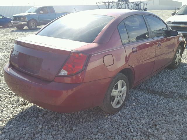 1G8AJ55F47Z158417 - 2007 SATURN ION LEVEL RED photo 4