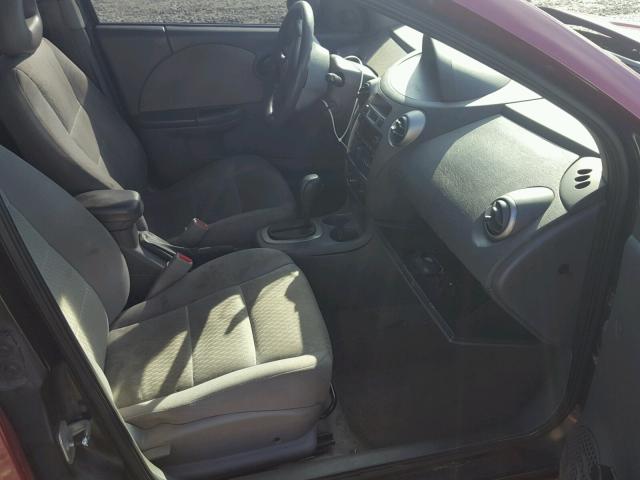 1G8AJ55F47Z158417 - 2007 SATURN ION LEVEL RED photo 5