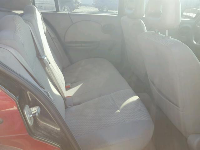 1G8AJ55F47Z158417 - 2007 SATURN ION LEVEL RED photo 6