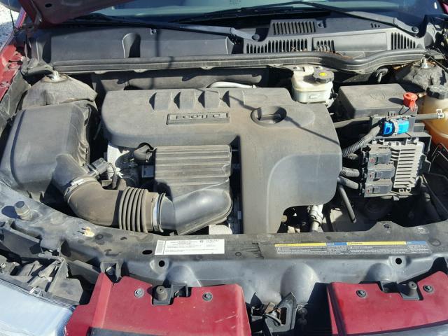 1G8AJ55F47Z158417 - 2007 SATURN ION LEVEL RED photo 7