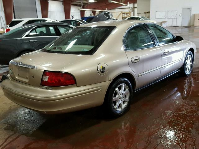 1MEHM55S81G609326 - 2001 MERCURY SABLE LS P TAN photo 4