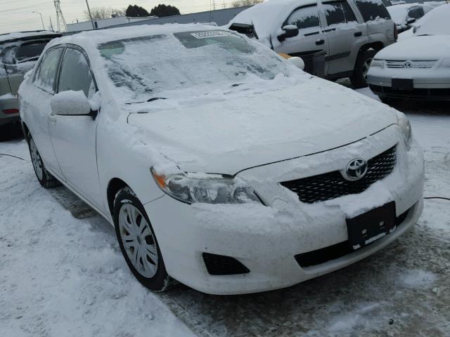 1NXBU40E99Z018661 - 2009 TOYOTA COROLLA BA WHITE photo 1