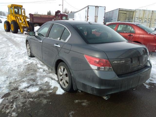 1HGCP36888A805341 - 2008 HONDA ACCORD EXL GRAY photo 3