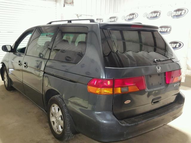 5FNRL18683B111107 - 2003 HONDA ODYSSEY EX CHARCOAL photo 3