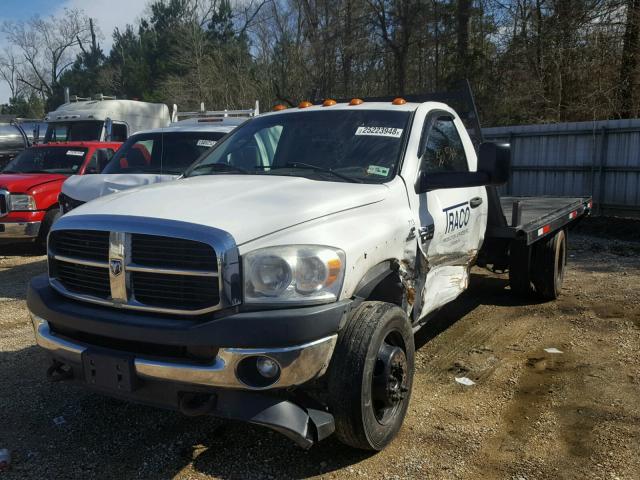 3D6WC66L59G553106 - 2009 DODGE RAM 4500 S WHITE photo 2