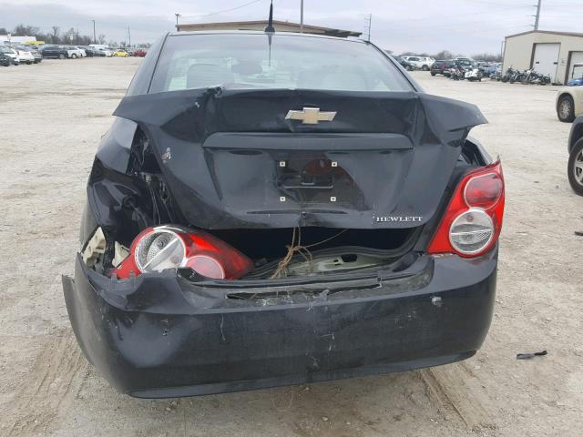 1G1JA5SH3C4162616 - 2012 CHEVROLET SONIC LS 黑色 照片 9