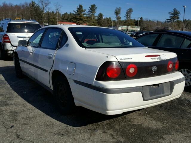 2G1WF52E949210003 - 2004 CHEVROLET IMPALA WHITE photo 3