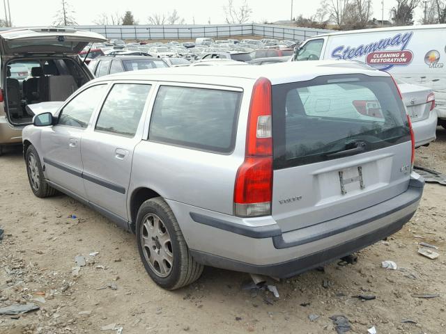 YV1SW53D921179908 - 2002 VOLVO V70 T5 TUR SILVER photo 3