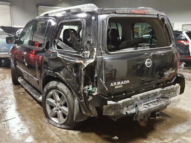 5N1AA0NCXCN604114 - 2012 NISSAN ARMADA SV BLACK photo 3