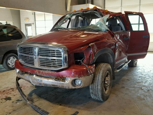 3D7KS28T99G555590 - 2009 DODGE RAM 2500 RED photo 2